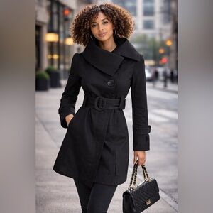 Soia & Kyo Black Trench Coat